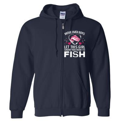 Funny Fishing Art For  Fishing Lover Fisherwoman Full Zip Hoodie