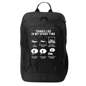 Fisherman Fishing Addict Lover Funny Bass Fish Fishing City Backpack