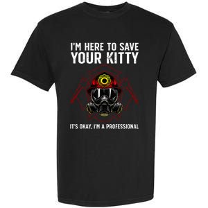 Funny Firefighter Art Fireman Gag Fire Fighter Garment-Dyed Heavyweight T-Shirt