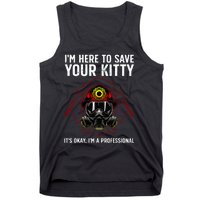 Funny Firefighter Art Fireman Gag Fire Fighter Tank Top