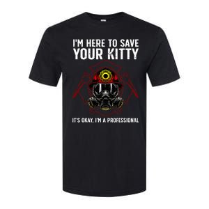 Funny Firefighter Art Fireman Gag Fire Fighter Softstyle CVC T-Shirt