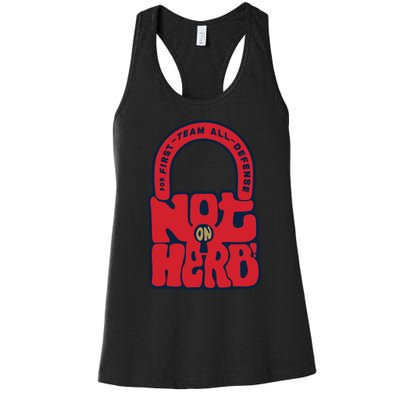 For Firstteam Alldefense Not On Herb Women's Racerback Tank