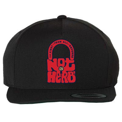 For Firstteam Alldefense Not On Herb Wool Snapback Cap