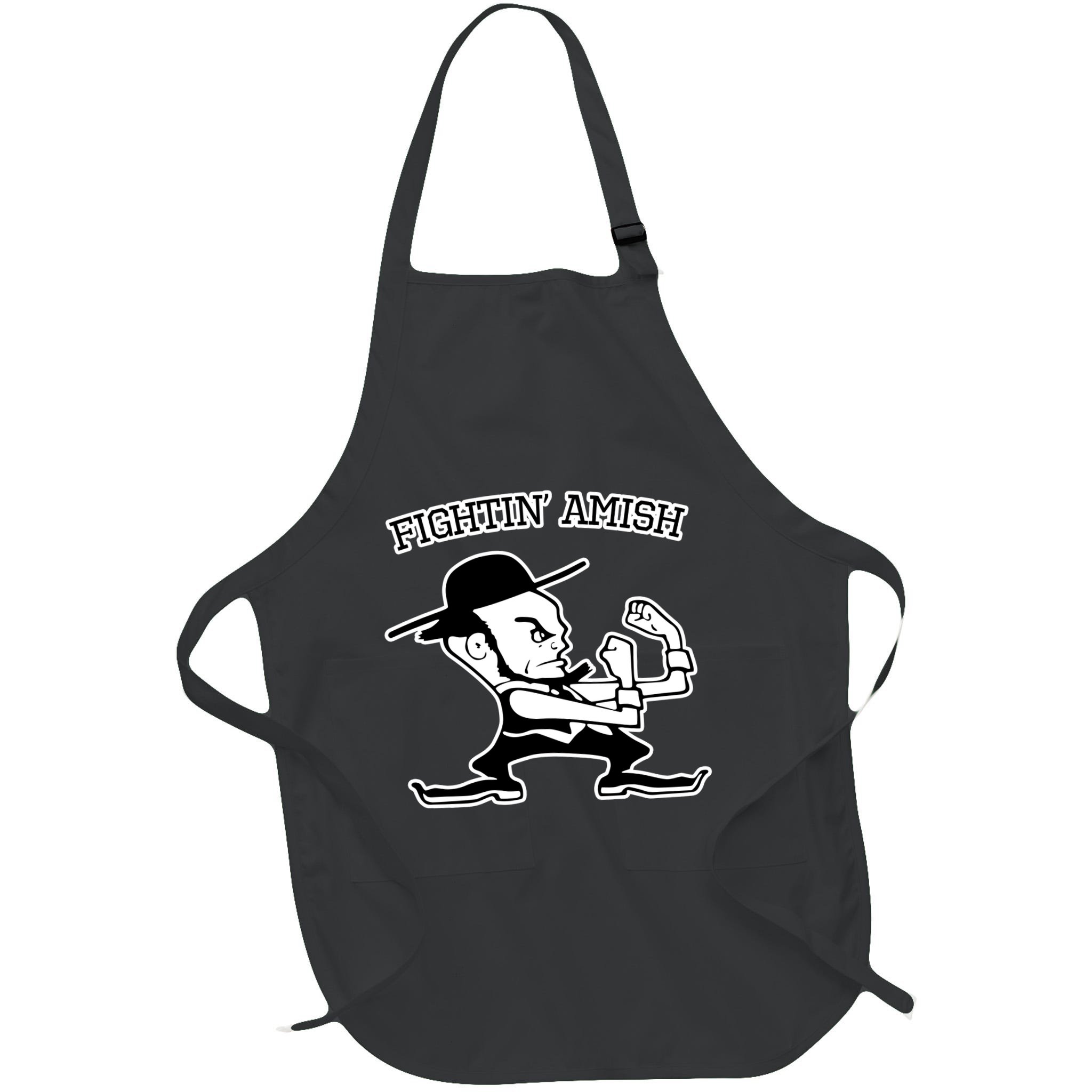 Funny Fighting Amish Apron