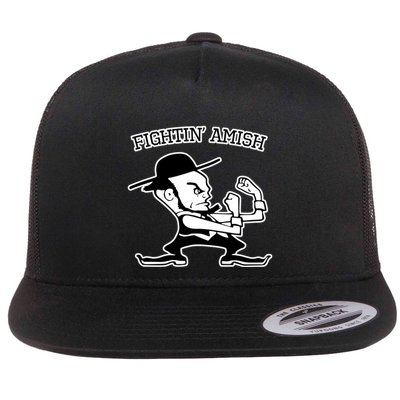 Funny Fighting Amish Flatbill Hat