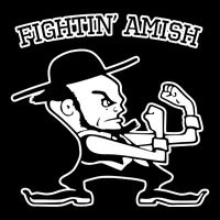 Funny Fighting Amish Mesh Reversible Basketball Jersey Tank