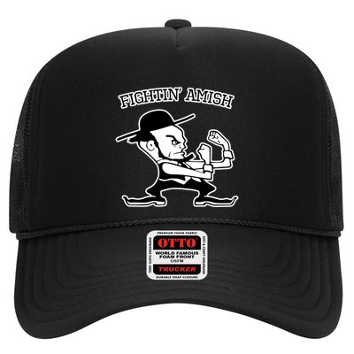 Funny Fighting Amish Trucker Hat