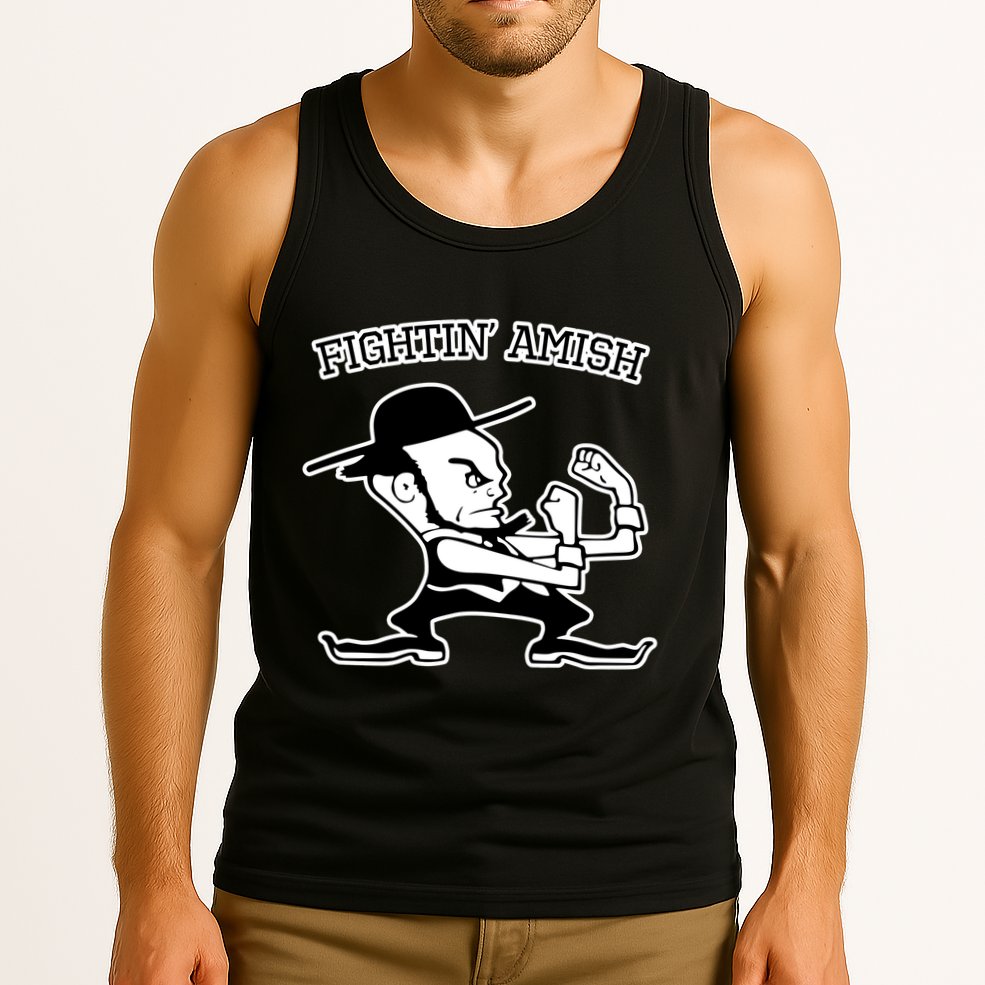 Funny Fighting Amish Tank Top