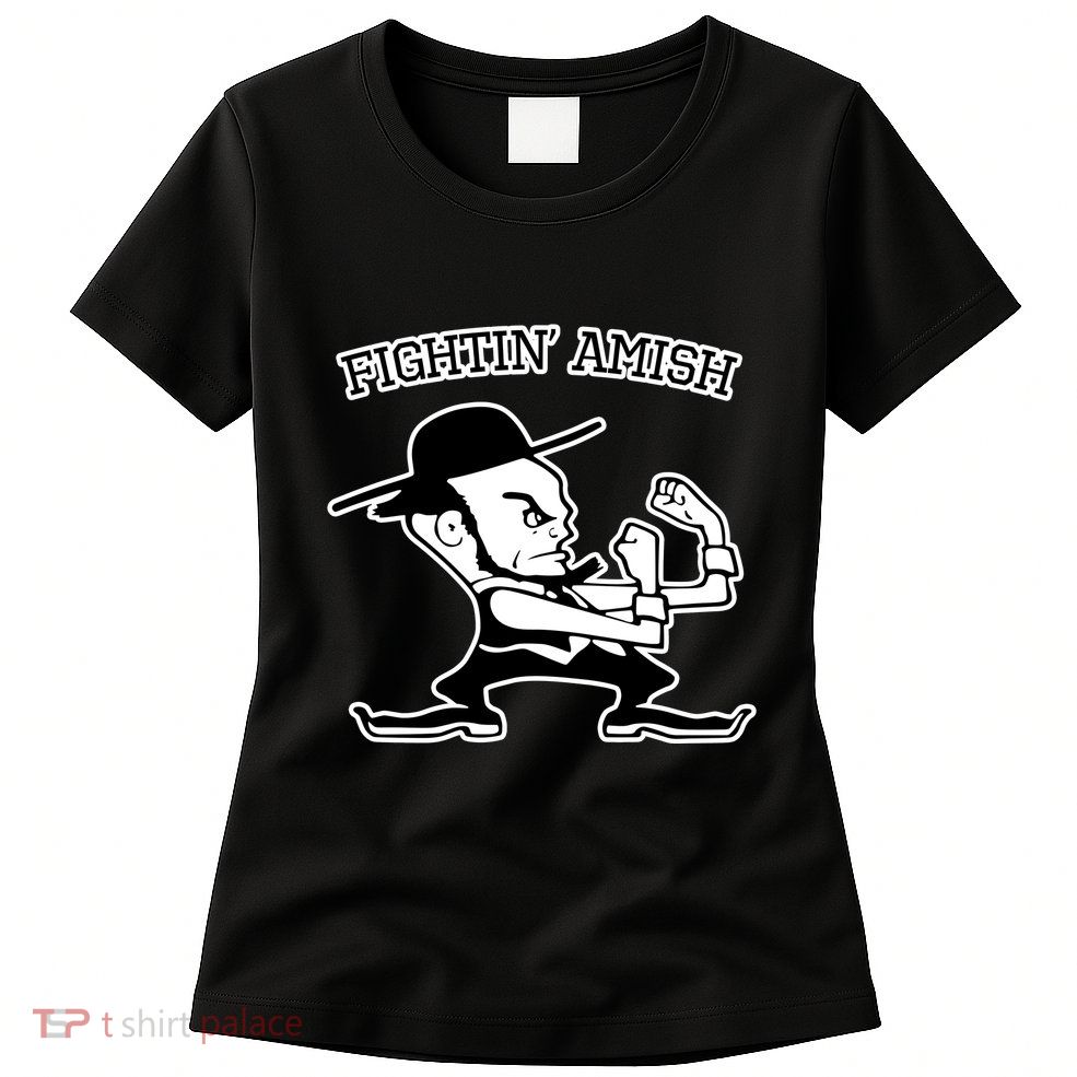 Funny Fighting Amish Womens T-Shirt