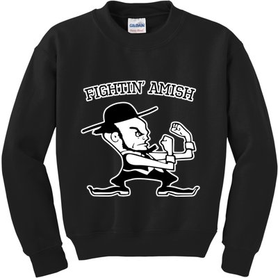 Funny Fighting Amish Kids Sweatshirt
