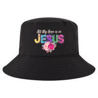 Floral Flower All My Hope Is In Jesus Cool Comfort Performance Bucket Hat