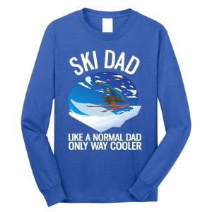 Funny Freeriding Alpine Skiing Ski Dad Gift Long Sleeve Shirt