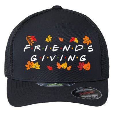 friendsgiving fall autumn friends & family thanksgiving Flexfit Unipanel Trucker Cap