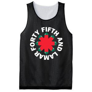 Forty Fifth And Lamar Mesh Reversible Basketball Jersey Tank