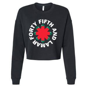 Forty Fifth And Lamar Cropped Pullover Crew