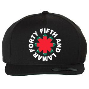 Forty Fifth And Lamar Wool Snapback Cap