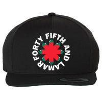 Forty Fifth And Lamar Wool Snapback Cap