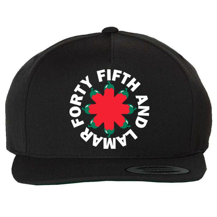 Forty Fifth And Lamar Wool Snapback Cap