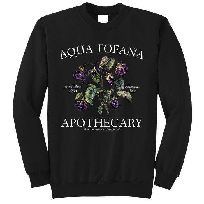 Funny Feminist Aqua Tofana Apothecary Vintage Design Sweatshirt