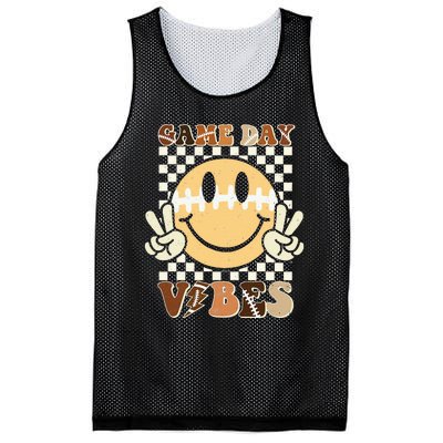 Funny Face American Football Game Day Vibes Sport Mesh Reversible Basketball Jersey Tank