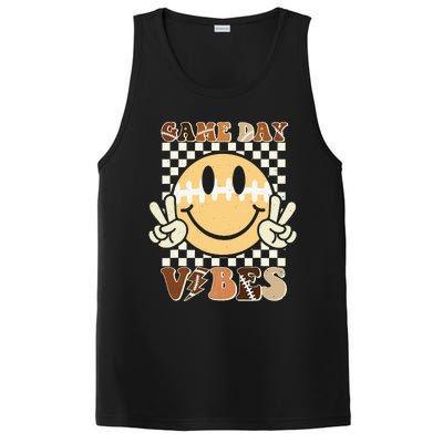 Funny Face American Football Game Day Vibes Sport PosiCharge Competitor Tank