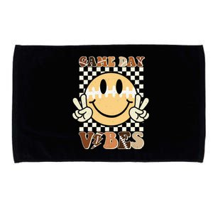 Funny Face American Football Game Day Vibes Sport Microfiber Hand Towel