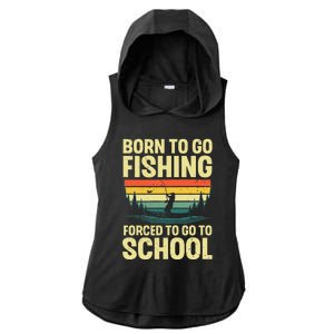 Funny Fishing Art For  Fishing Fish Fisherman Ladies PosiCharge Tri-Blend Wicking Draft Hoodie Tank