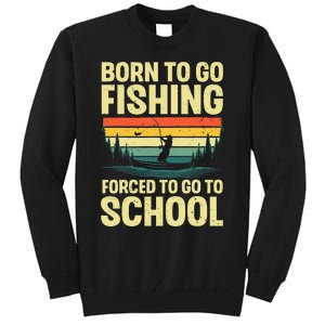 Funny Fishing Art For  Fishing Fish Fisherman Tall Sweatshirt