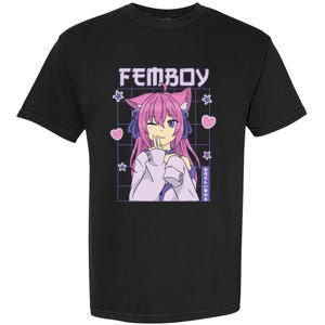 funny Femboy Anime Cute Little Femboy Garment-Dyed Heavyweight T-Shirt