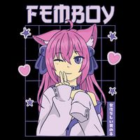 funny Femboy Anime Cute Little Femboy Cooling Performance Crew T-Shirt