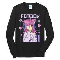 funny Femboy Anime Cute Little Femboy Tall Long Sleeve T-Shirt