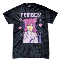 funny Femboy Anime Cute Little Femboy Tie-Dye T-Shirt