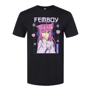 funny Femboy Anime Cute Little Femboy Softstyle CVC T-Shirt