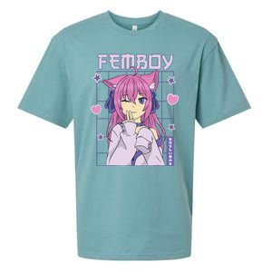 funny Femboy Anime Cute Little Femboy Sueded Cloud Jersey T-Shirt