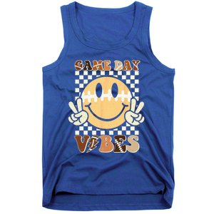 Funny Face American Football Game Day Vibes Sport Tank Top