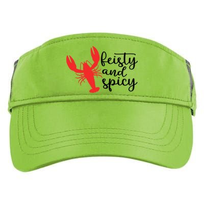 Funny Feisty And Spicy Quote Crawfish Cool Crawfish Season Gift Adult Drive Performance Visor