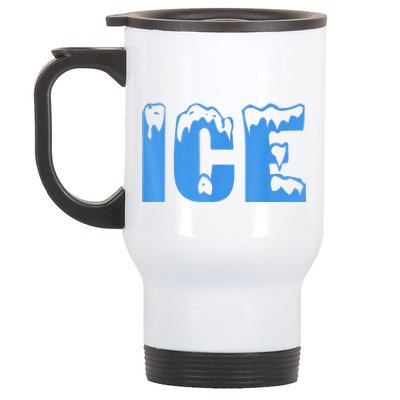 Funny Fire And Ice Costume Halloween Family Matching Funny Cute Stainless Steel Travel Mug