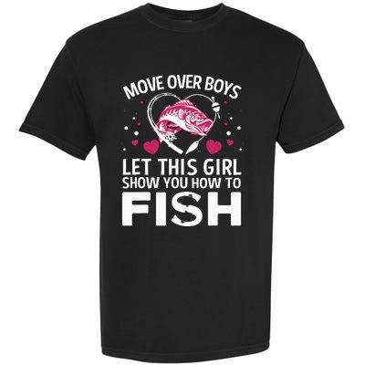 Funny Fishing Art Fishing Lover Fisherwoman Garment-Dyed Heavyweight T-Shirt