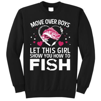 Funny Fishing Art Fishing Lover Fisherwoman Sweatshirt