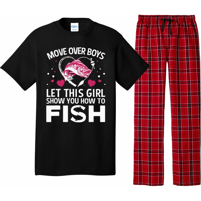 Funny Fishing Art Fishing Lover Fisherwoman Pajama Set