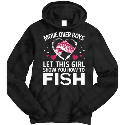 Funny Fishing Art Fishing Lover Fisherwoman Tie Dye Hoodie