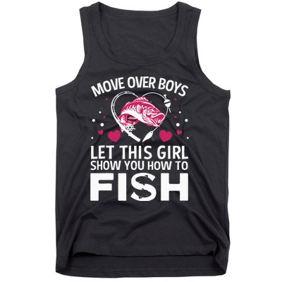 Funny Fishing Art Fishing Lover Fisherwoman Tank Top