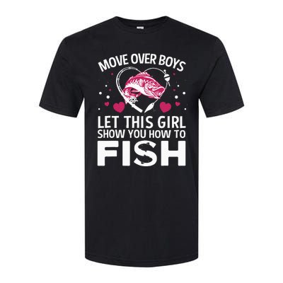 Funny Fishing Art Fishing Lover Fisherwoman Softstyle CVC T-Shirt