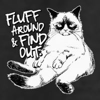 Funny Fluff Around And Find Out Grumpy Kitty Sarcastic Cat Knit Cap Winter Beanie