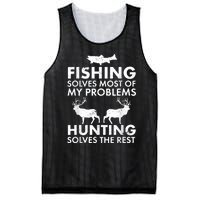 Funny Fishing And Hunting Gift Christmas Humor Hunter Cool Mesh Reversible Basketball Jersey Tank