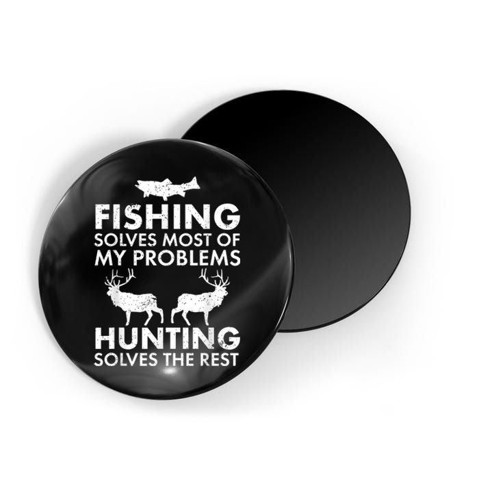 Funny Fishing And Hunting Gift Christmas Humor Hunter Cool Magnet