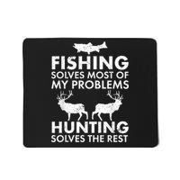 Funny Fishing And Hunting Gift Christmas Humor Hunter Cool Mousepad