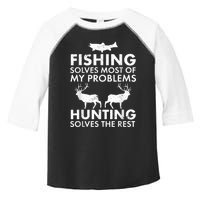 Funny Fishing And Hunting Gift Christmas Humor Hunter Cool Toddler Fine Jersey T-Shirt