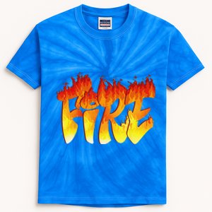 Funny Fire And Ice Costume Halloween Family Matching Funny Gift Kids Tie-Dye T-Shirt