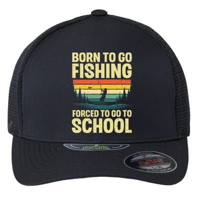 Funny Fishing Art For Fishing Fish Fisherman Flexfit Unipanel Trucker Cap